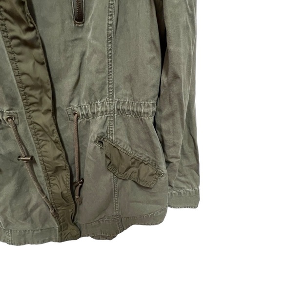 AMERICAN RAG Army Green Utility Hooded Jacket, Size Large - Picture 5 of 16